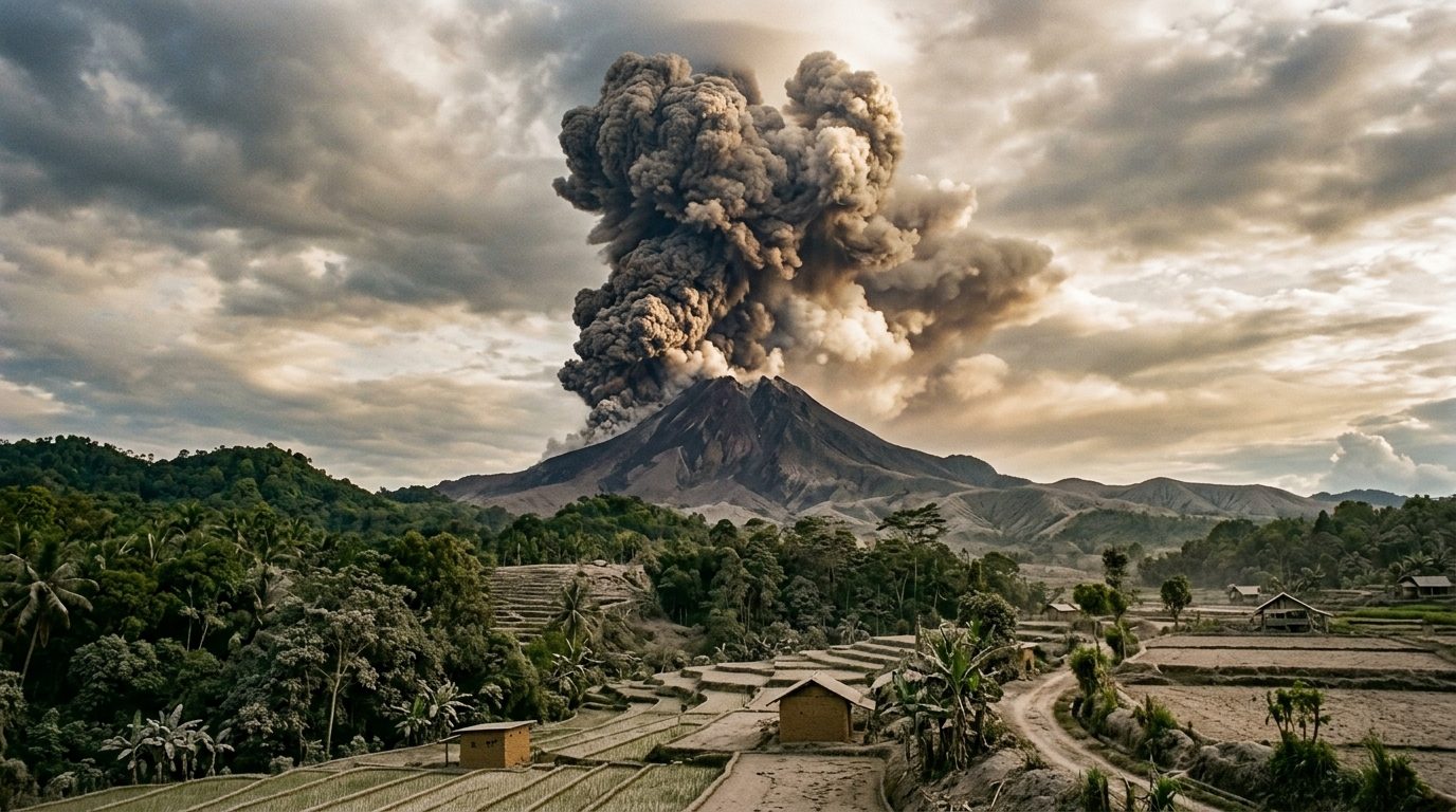 Le mont Sinabung se réveille : immersion au cœur des fureurs volcaniques de Sumatra