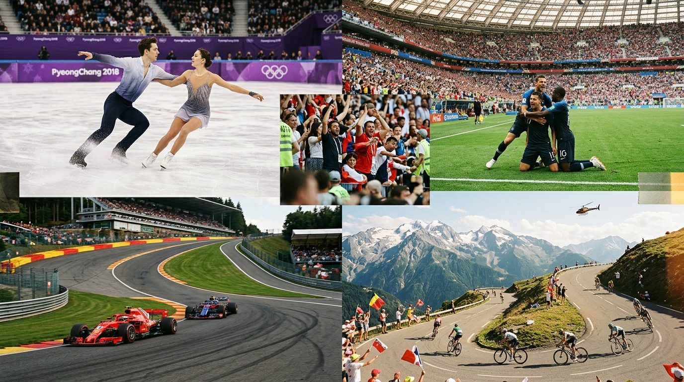 Les grands rendez-vous sportifs de l’année 2018 : le calendrier des passions