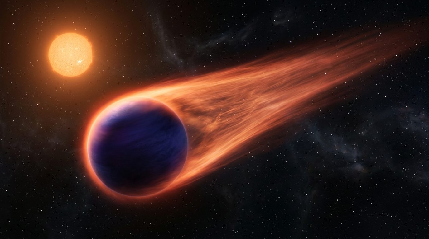 De l’hélium détecté pour la première fois dans l’atmosphère d’une exoplanète