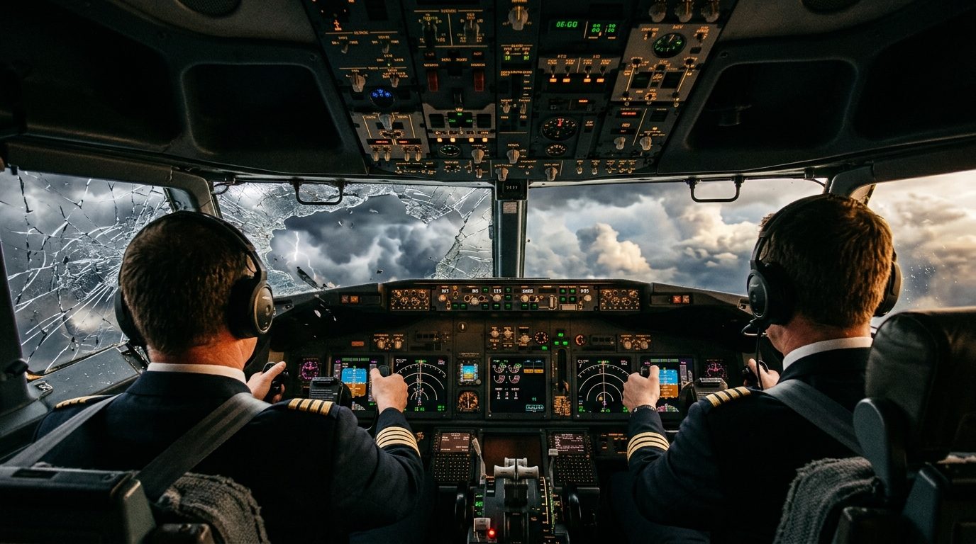 Miracle en plein ciel chinois : quand le cockpit d’un avion se brise à 10 000 mètres d’altitude