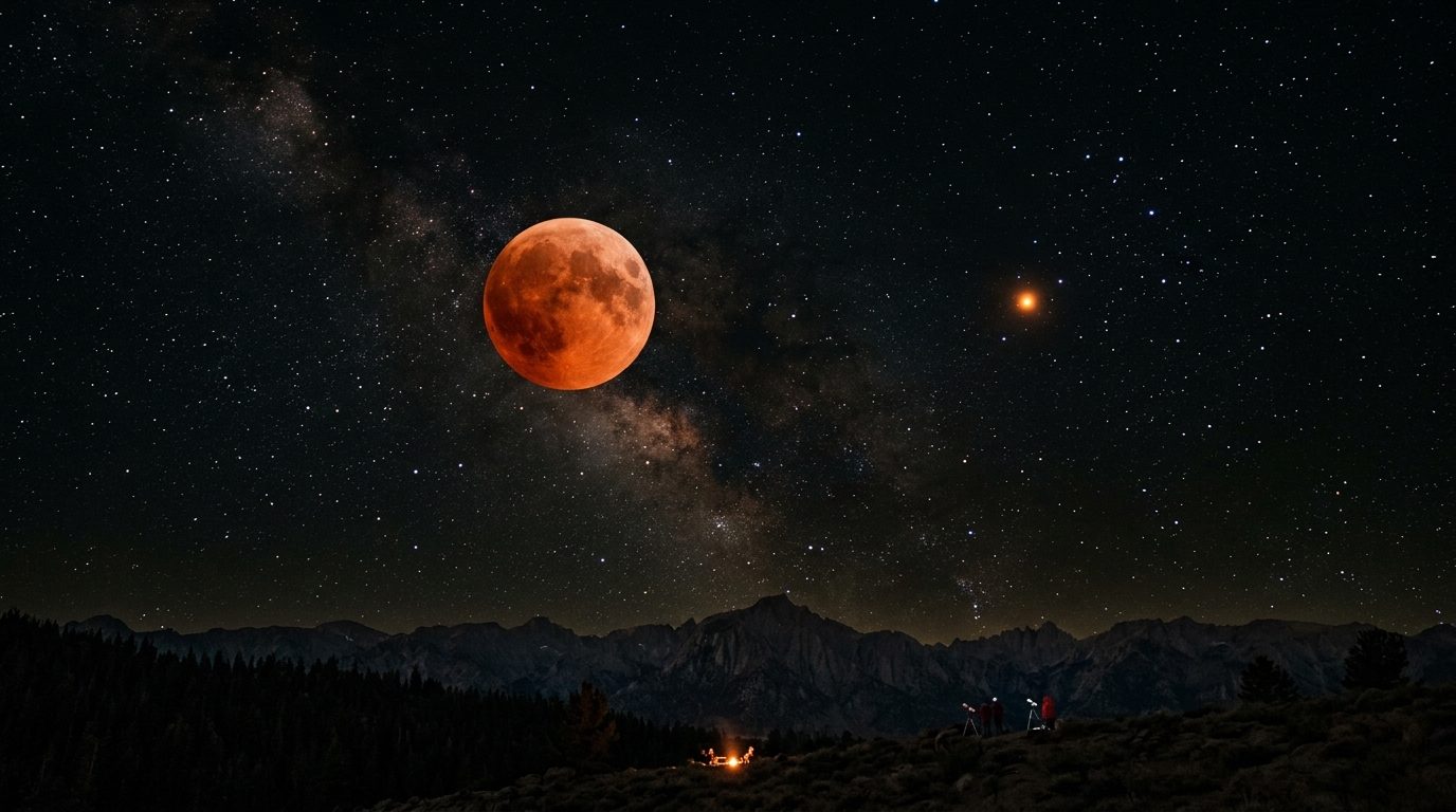 L’éclipse totale de Lune du siècle : retour sur une nuit rouge historique