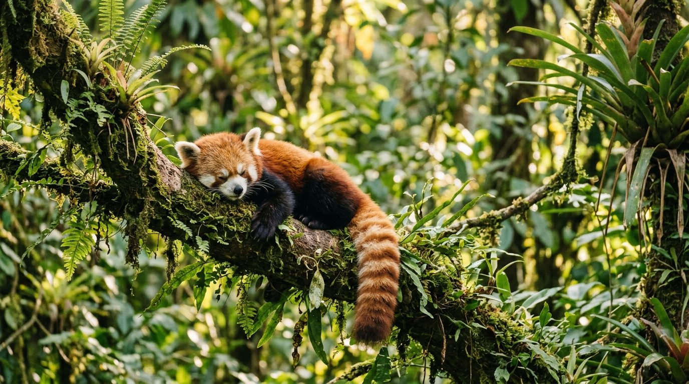 Trois pandas roux rescapés d’un trafic d’animaux trouvent refuge au Laos