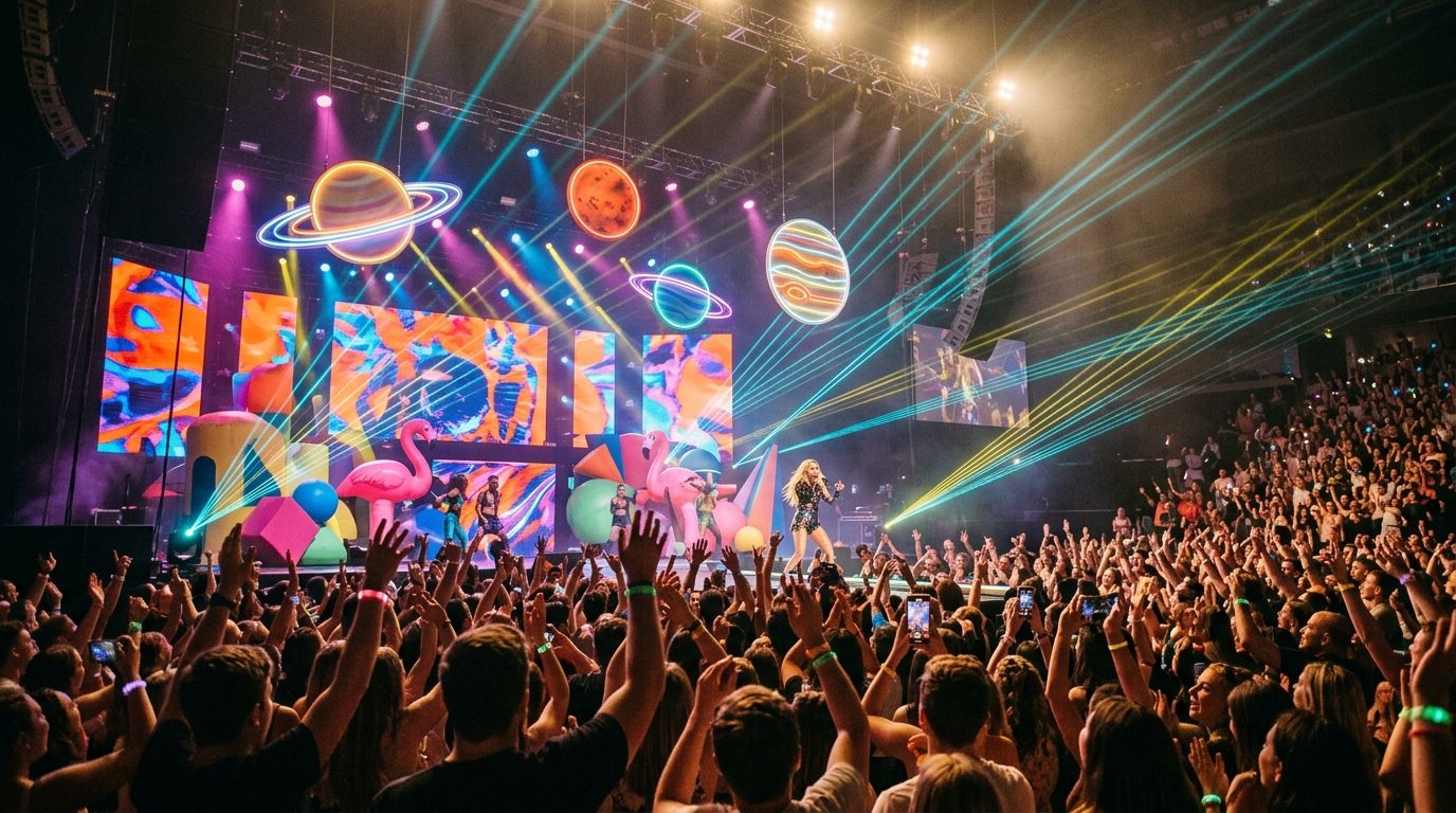 Katy Perry à Bercy : l&rsquo;extravagance pop au sommet de sa démesure